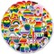 100PCS LGBTQ+ Pride Stickers Pack – Waterproof Rainbow Vinyl Decals for Water Bottles, Laptops, Skateboards & Phones | Gay Lesbian Bisexual Pride Month Decorations for Adults